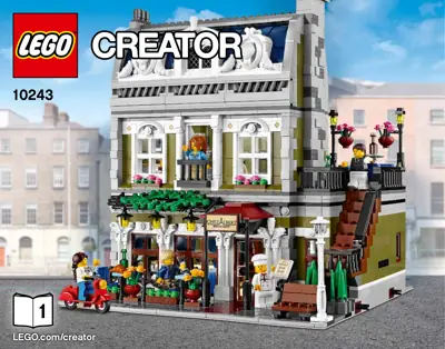 LEGO Creator Expert Parisian Restaurant • Set 10243 • SetDB