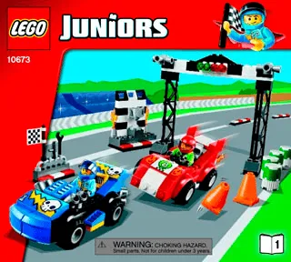 Lego juniors race car rally sale