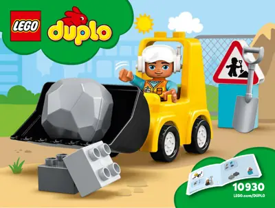 LEGO DUPLO Bulldozer • BABY BLOCKS • Set 10930 • SetDB