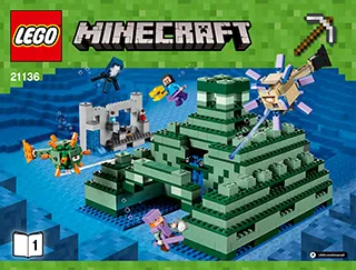 LEGO Minecraft The Ocean Monument Set 21136 SetDB