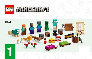 マインクラフト LEGO Minecraft The Crafting Box 4.0 • Set 21249 • SetDB