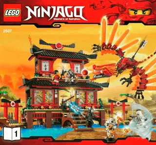 LEGO NINJAGO Fire Temple • Set 2507 • SetDB • Merlins Bricks