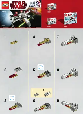 LEGO Star Wars X-wing Fighter Mini polybag • Set 30051
