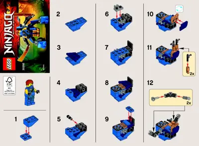LEGO NINJAGO Jay NanoMech • Set 30292 • SetDB