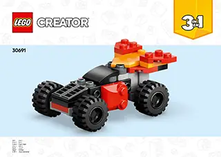 Toys⭐︎ Mini Convertible Monster Truck 30691 | Creator 3-in-1 | Buy