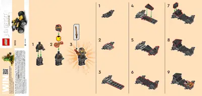 LEGO NINJAGO Ninja Cole's Car • Set 30723 • SetDB