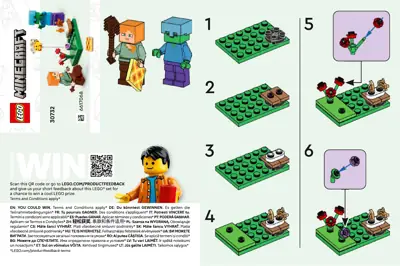 LEGO Minecraft Alex's Campfire Conflict • Set 30732