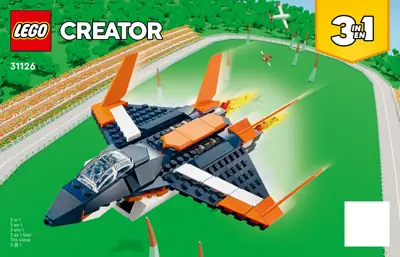 LEGO Creator Supersonic-jet • Set 31126 • SetDB