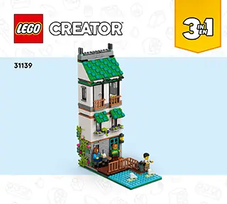 Manual LEGO Creator Cozy House 31139 cover - 2