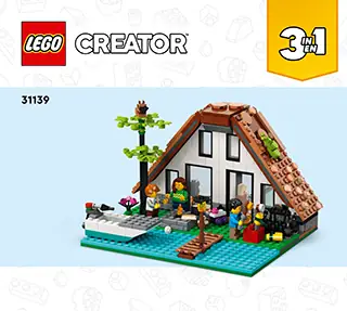 Manual LEGO Creator Cozy House 31139 cover - 3