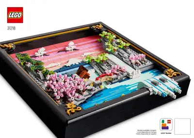 LEGO Art Japanese Cherry Blossom Landscape • Set 31218
