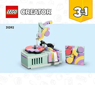 LEGO Creator Music Decor Piano with Cat • Set 31392 • SetDB