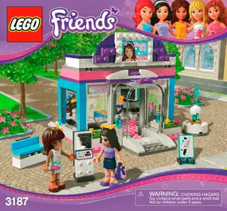 LEGO Friends Butterfly Beauty Shop Set 3187 SetDB