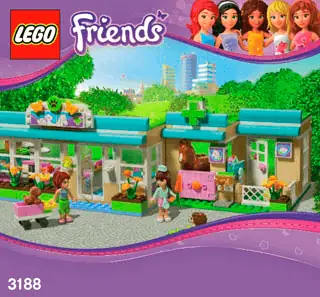 Lego friends heartlake vet 3188 online