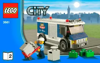 LEGO City Bank Money Transfer Set 3661 SetDB