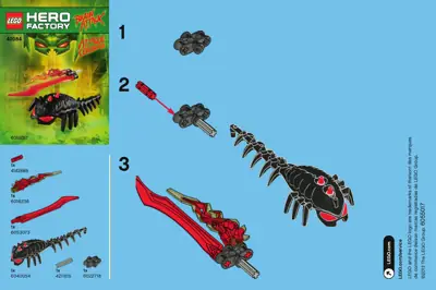 LEGO HERO Factory Brain Attack polybag • Set 40084 • SetDB