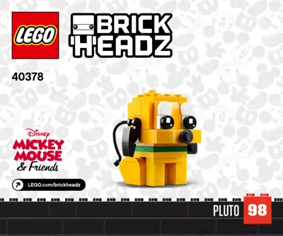 LEGO BrickHeadz Goofy & Pluto • Set 40378 • SetDB