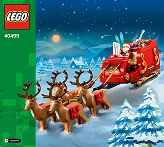 New 40499 and 40498 Santa’s selling Sleigh and Penguin