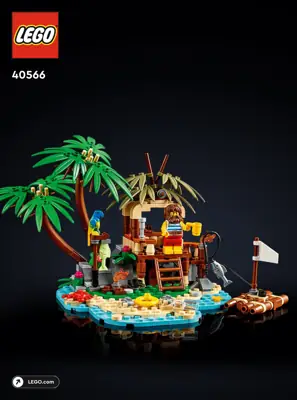 レジスタ LEGO Ideas Ray the Castaway • Set 40566 • SetDB