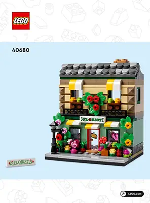 Lego flower shop sale