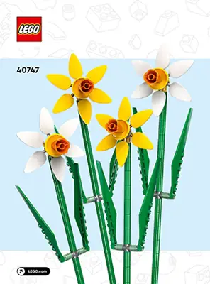 LEGO Creator Daffodils Set 40747 SetDB Merlins Bricks