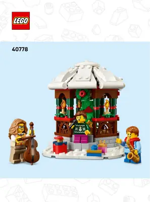 LEGO Holiday Winter Gazebo • Set 40778 • SetDB