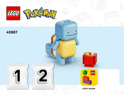 LEGO SMART Play Ditto as Squirtle Movie Night • Set 40887