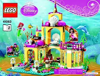 Disney Ariel’s Undersea Palace Retired Set 41063 hotsell