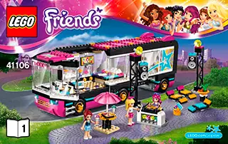 LEGO Friends Pop Star Tour Bus Set 41106 SetDB