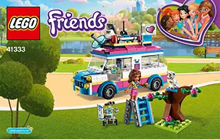 Lego friends mission van sale