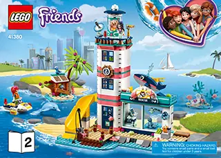 Friends Lighthouse Rescue 2024 Center 41380 Building Kit