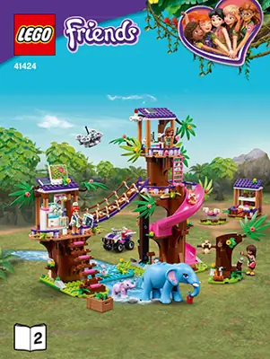 LEGO Friends: Jungle hot Rescue Base