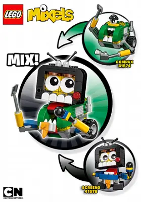 LEGO Mixels Compax • Set 41574 • SetDB • Merlins Bricks