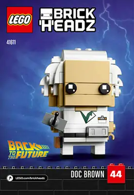 41611 BrickHeadz Marty McFly deals & Doc Brown