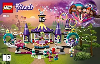 41685 store Friends Magical FunFair RollerCoaster 974 Pieces *Brand New*