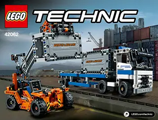 LEGO Technic Container Yard • Set 42062 • SetDB