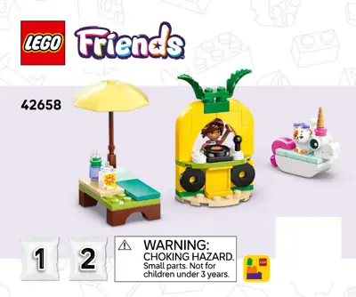 LEGO Friends Unicorn & Flamingo Pool Party • Set 42658