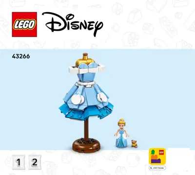 LEGO Disney Cinderella's Dress  Set 43266  SetDB