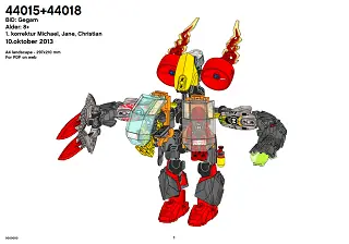 LEGO HERO Factory EVO Walker • Set 44015 • SetDB