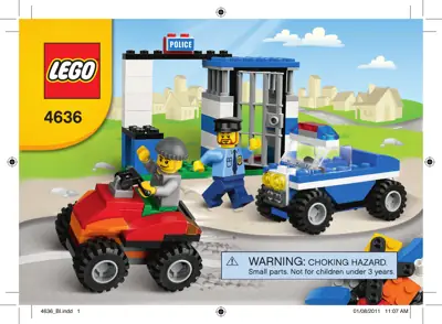 EL6 JIL セット LEGO Classic Police Building Set • Set 4636 • SetDB