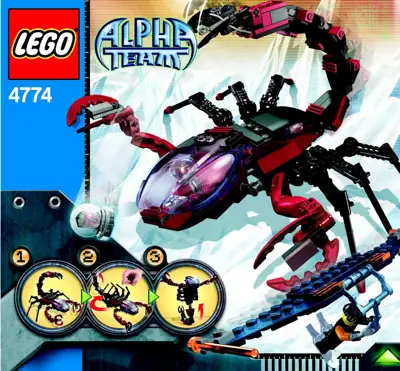LEGO Alpha Team Scorpion Orb Launcher • Set 4774 • SetDB