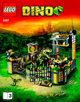 Lego 5887 dino defense hq on sale