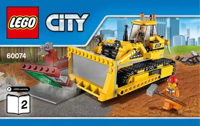 L BUILDセット LEGO City Bulldozer • Set 60074 • SetDB • Merlins Bricks