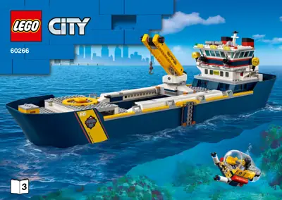 LEGO City Ocean Exploration Ship • Set 60266 • SetDB