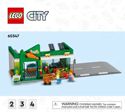 グリズリー LEGO City Grocery Store • Set 60347 • SetDB • Merlins Bricks