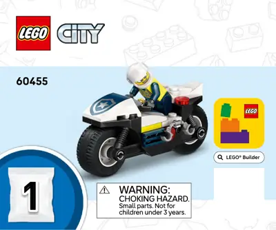 LEGO City Police Motorcycle Chase • Set 60455 • SetDB
