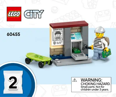 LEGO City Police Motorcycle Chase • Set 60455 • SetDB