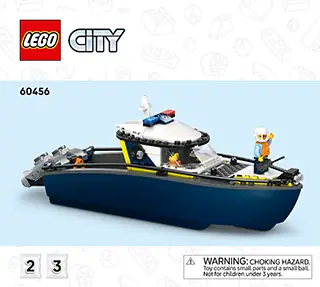 ハッチ LEGO City Police Boat Chase • Set 60456 • SetDB