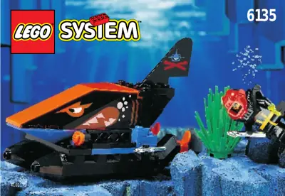 LEGO Aquazone Spy Shark • Set 6135 • SetDB • Merlins Bricks