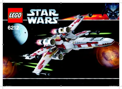 LEGO Star Wars X-wing Fighter • Set 6212 • SetDB